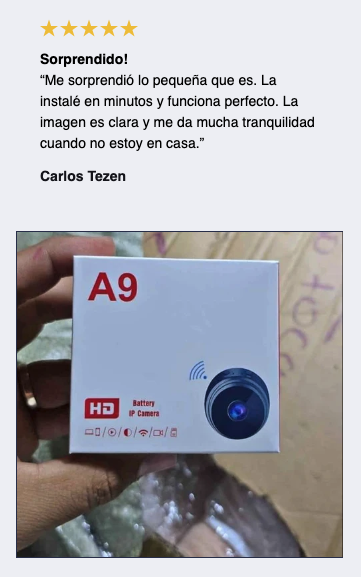 Mini Cámara De Seguridad Espía 360 - Imagen 8