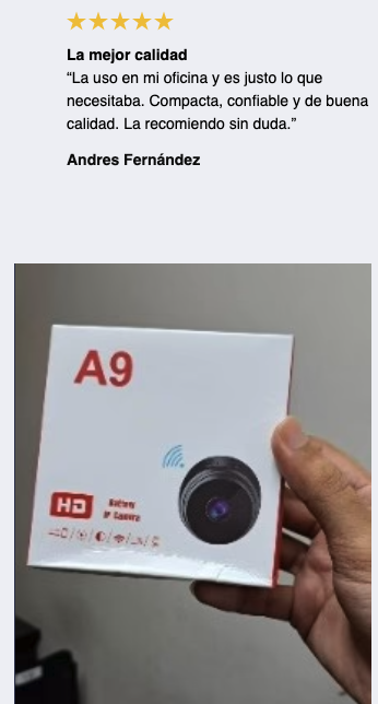 Mini Cámara De Seguridad Espía 360 - Imagen 6