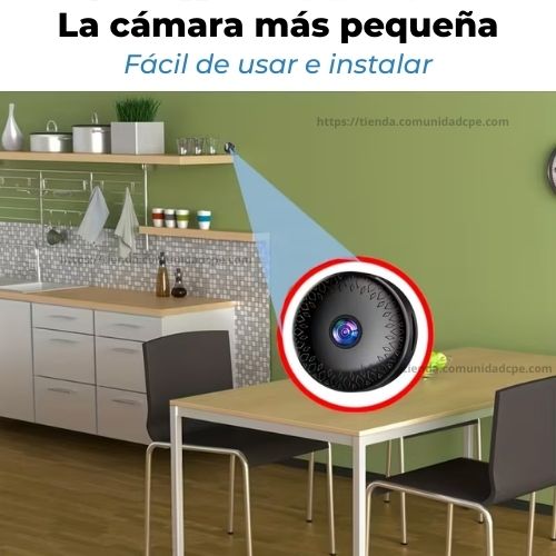 Mini Cámara De Seguridad Espía 360 - Imagen 5